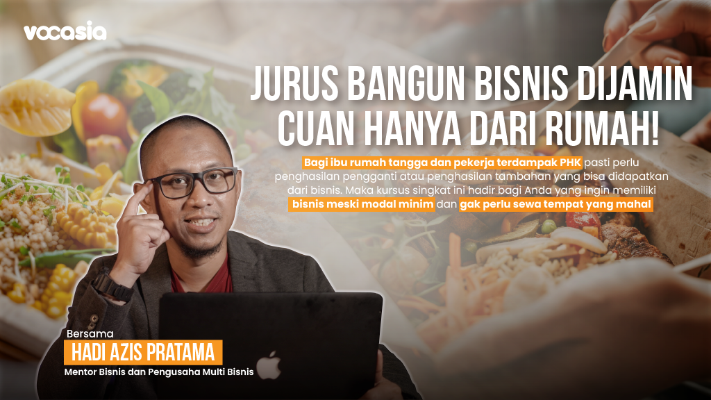 Jurus Bangun Bisnis dijamin Cuan hanya dari Rumah!